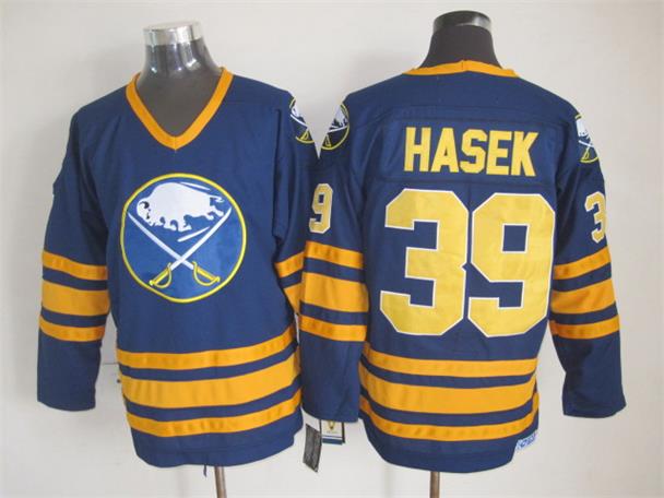 Buffalo Sabres 39 Dominik Hasek Blue CCM men ice hockey nhl jerseys