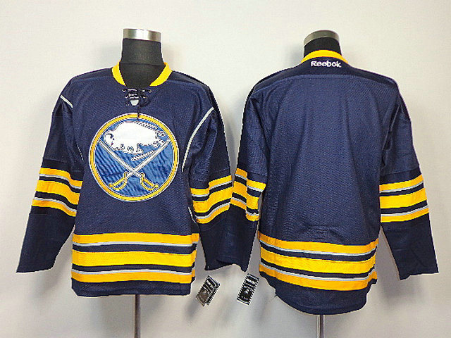 Buffalo Sabres Blank Dark Blue men ice hockey nhl jerseys