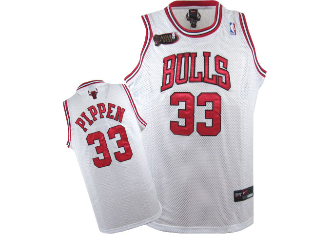 Bulls PIPPEN 33 white jersey