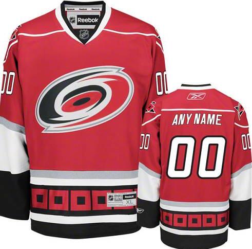 Carolina Hurricanes Red Home Authentic NHL Jersey Custom any name number