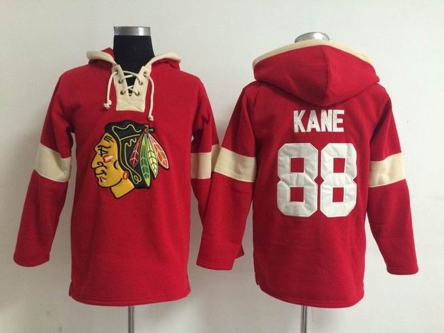 Chicago Blackhawks #88 Patrick Kane Red Ice hockey Hooded Sweatshirt