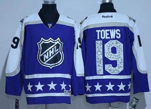 Chicago Blackhawks 19 Jonathan Toews purple ice hockey 2017 NHL All Star Jersey