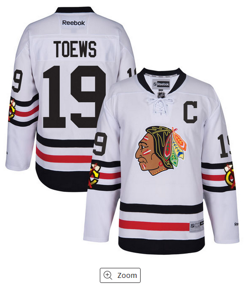 Chicago Blackhawks 19 Jonathan Toews white men ice hockey nhl jerseysh