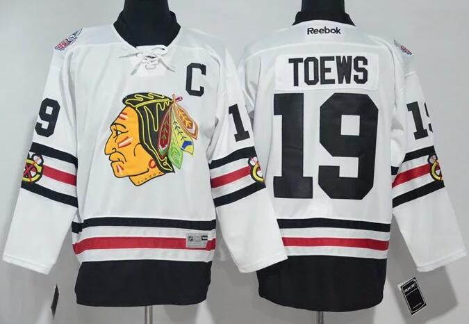 Chicago Blackhawks 19 Jonathan Toews white men nhl hockey 2017 Winter Classic Jersey