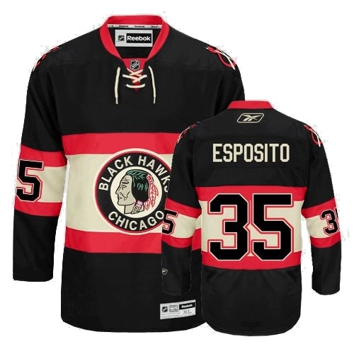 Chicago Blackhawks 35 ESPOSITO Black NHL Jerseys Chicago Blackhawks 35 ESPOSITO Black NHL Jerseys