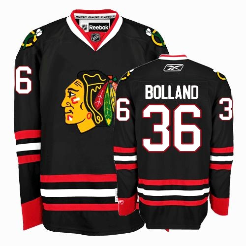Chicago Blackhawks 36 BOLLAND black NHL Jerseys