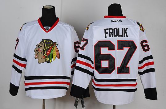 Chicago Blackhawks 67 FROLIK white nhl jerseys