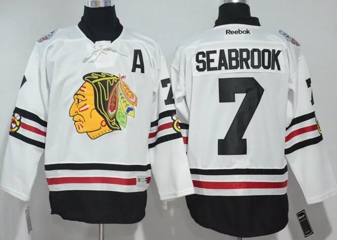 Chicago Blackhawks 7 Brent Seabrook white men nhl hockey 2017 Winter Classic Jersey