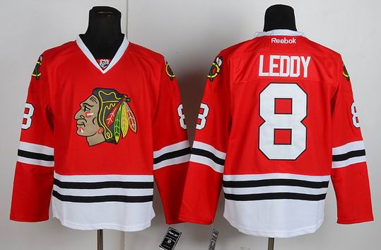 Chicago Blackhawks 8 LEDDY Red NHL Jerseys Chicago Blackhawks 8 LEDDY Red NHL Jerseys