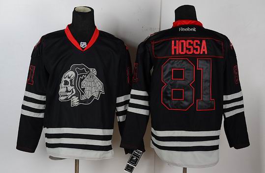 Chicago Blackhawks 81 HOSSA black ice nhl Jersey Chicago Blackhawks 81 HOSSA black ice nhl Jersey