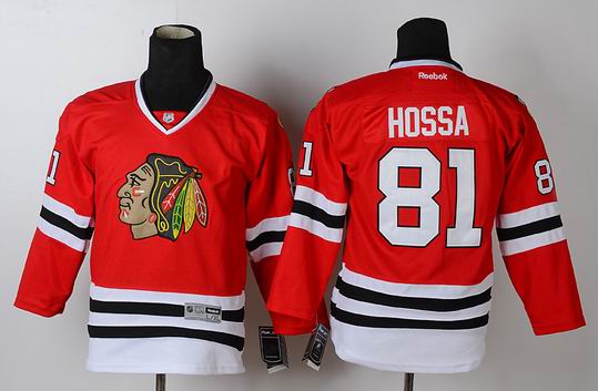 Chicago Blackhawks 81 Marian Hossa Red NHL jerseys