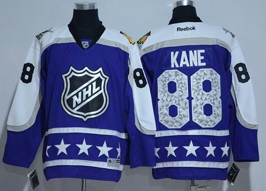 Chicago Blackhawks 88 Patrick Kane purple ice hockey 2017 NHL All Star Jersey