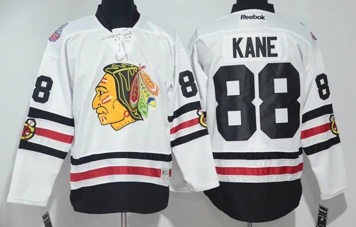 Chicago Blackhawks 88 Patrick Kane white men nhl hockey 2017 Winter Classic Jersey