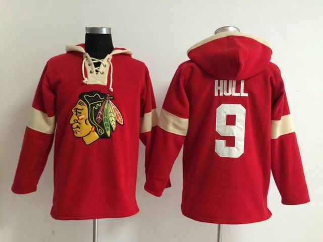 Chicago Blackhawks Bobby Hull 9 Red hockey Ice hockey Hooded Sweatshirt