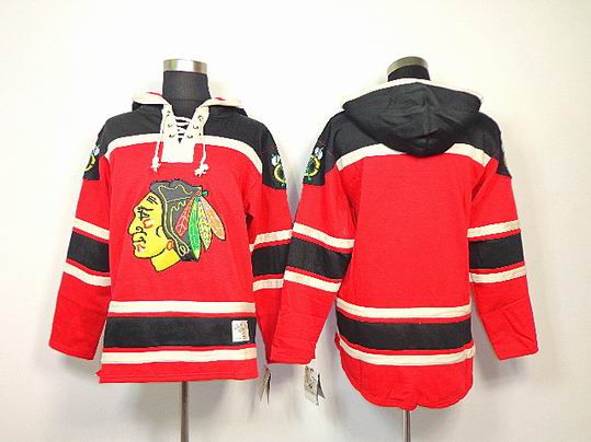Chicago Blackhawks blank Red NHL Hooded Sweatshirt Chicago Blackhawks blank Red NHL Hooded Sweatshirt