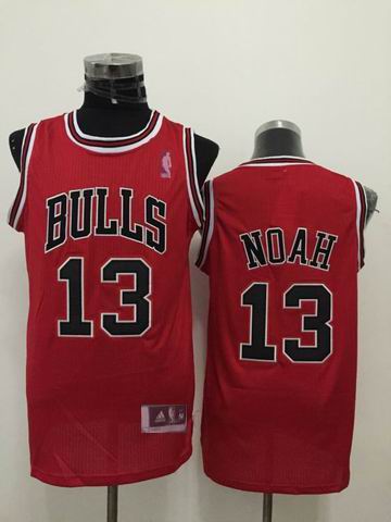 Chicago Bulls 13 Joakim Noah  red Adidas men NBA basketball jerseys