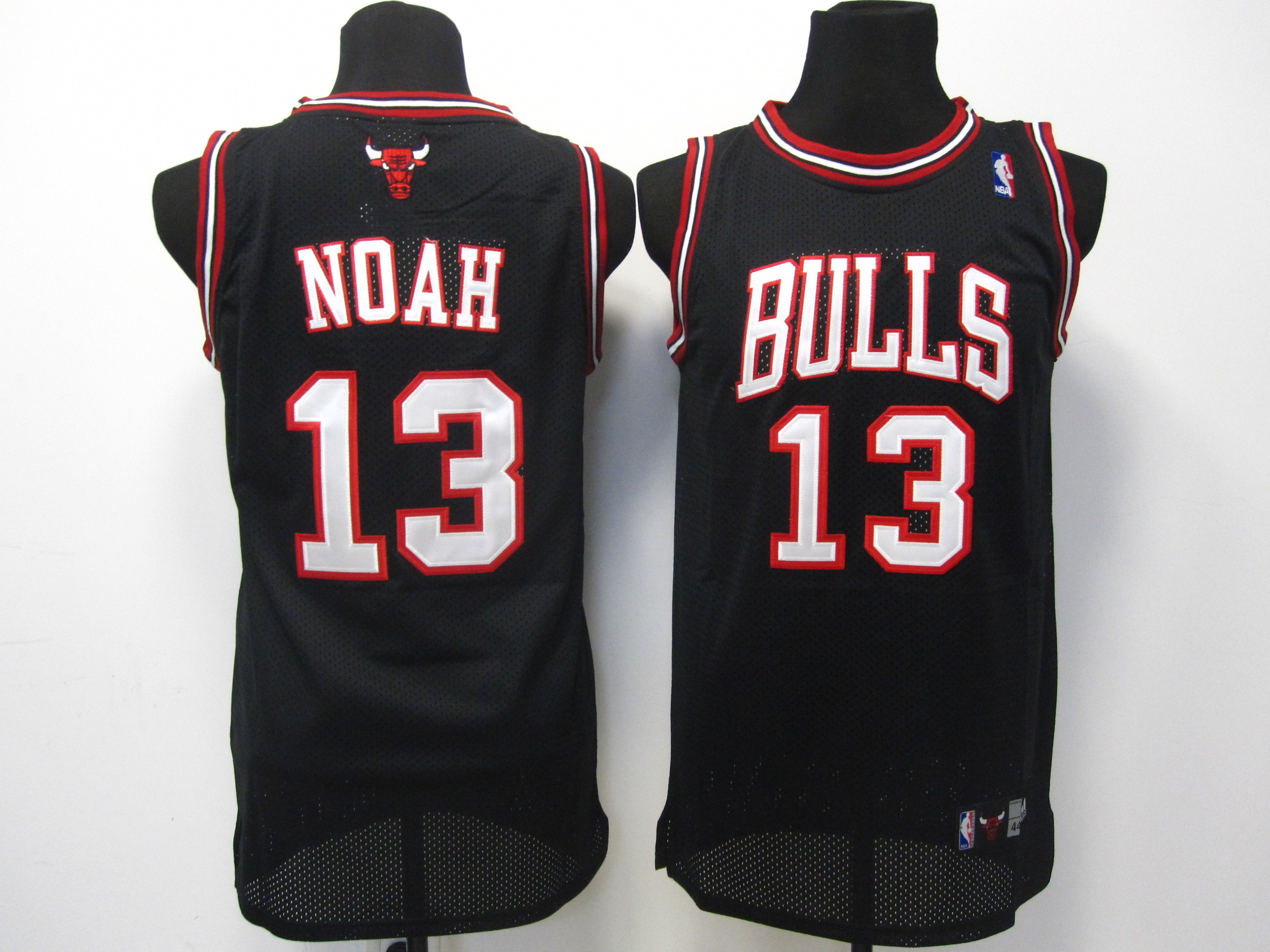 Chicago Bulls 13 NOAH black nba jersey