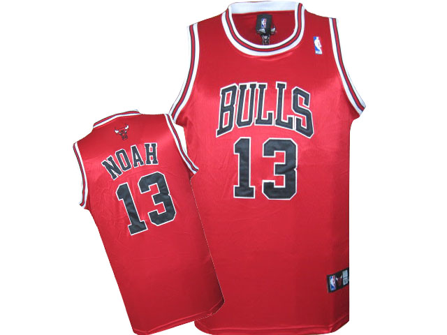 Chicago Bulls 13 NOAH red nba jerseys