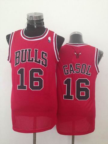 Chicago Bulls 16 Pau Gasol red Adidas men NBA basketball jerseys