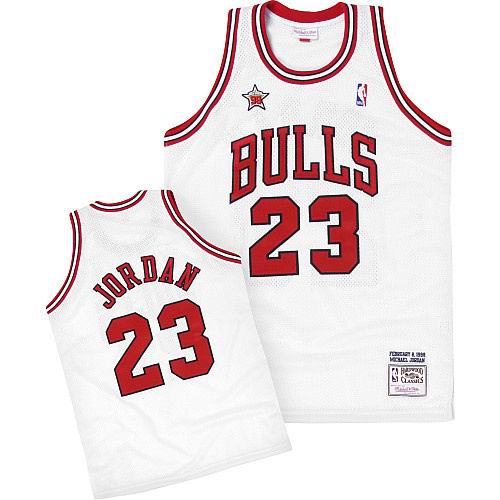 Chicago Bulls 23 Michael Jordan 98 All Star MVP Swingman Adidas men NBA basketball jerseys