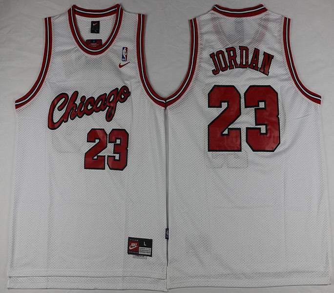 Chicago Bulls 23 Michael Jordan white Adidas men NBA basketball jerseys