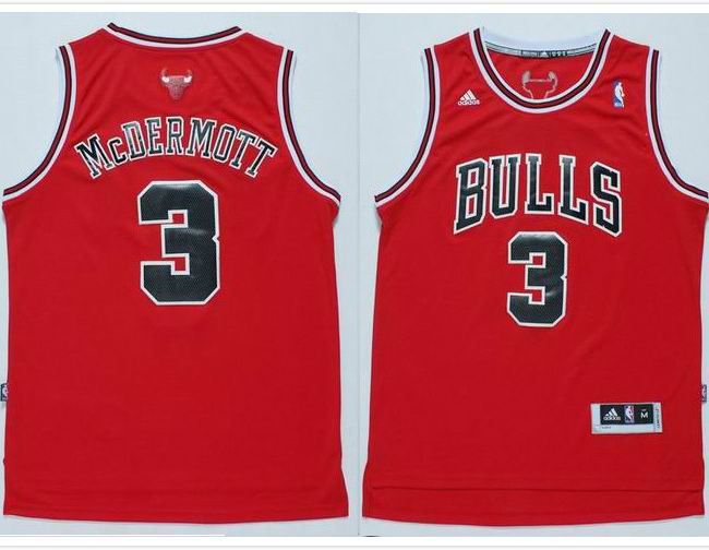 Chicago Bulls 3 Doug McDermott red Swingman Adidas men NBA basketball jerseys