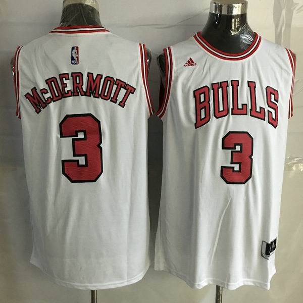 Chicago Bulls 3 Doug McDermott white nba Swingman Jersey (2)