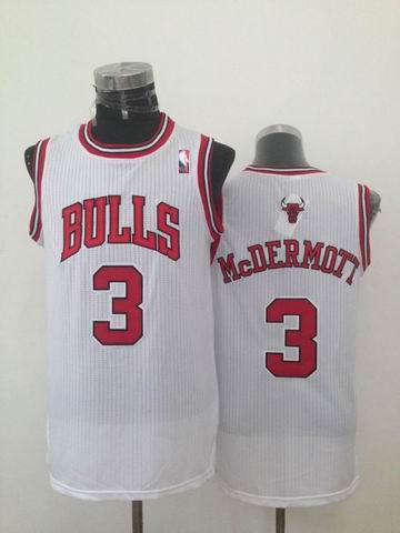 Chicago Bulls 3 Doug McDermott white nba Swingman Jersey