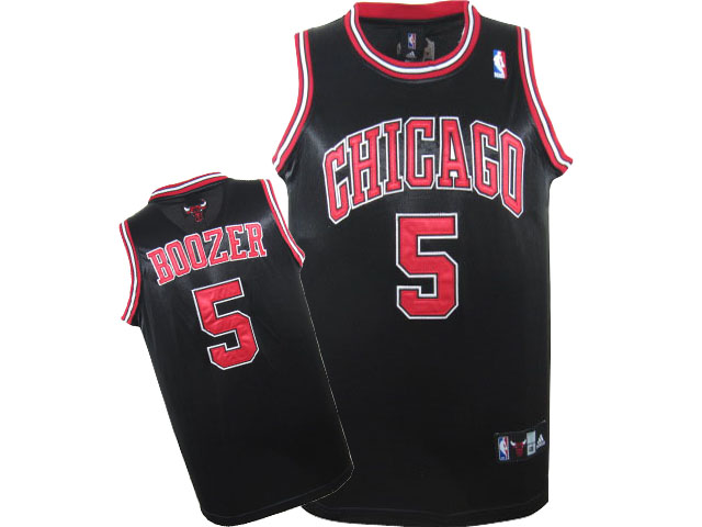 Chicago Bulls 5 BOOZER black Adidas men NBA basketball jerseys