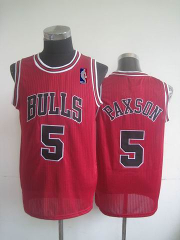 Chicago Bulls 5 JOHN PAXSON red Adidas men NBA basketball jerseys