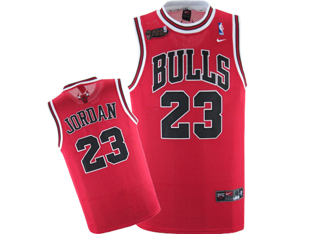 Chicago Bulls jordan 23 red nba jersey