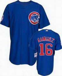 Chicago Cubs 16 ramirez blue men baseball mlb Jersey