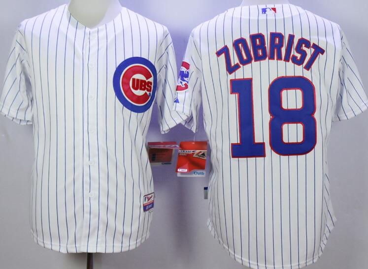 Chicago Cubs 18 Ben Zobrist white men baseball mlb jerseys