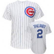 Chicago Cubs 2 Ryan Theriot white men baseball mlb Jersey