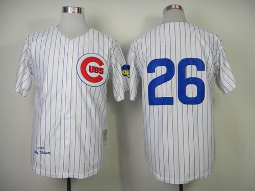 Chicago Cubs 26 Billy Williams white men baseball mlbjersey