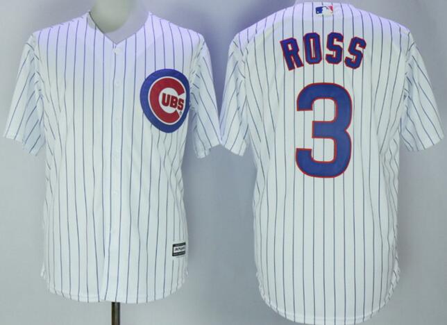 Chicago Cubs 3 David Ross majestic white men baseball mlb  Jersey