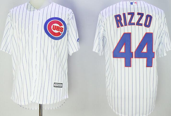 Chicago Cubs 44 Anthony Rizzo white majestic men baseball mlb jerseys