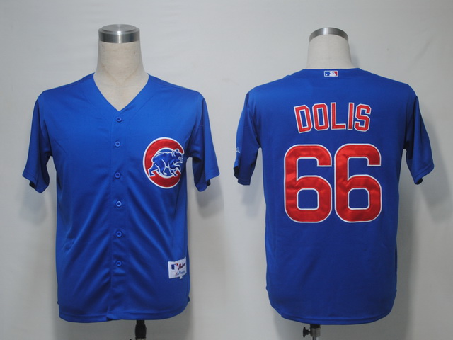 Chicago Cubs 66 Dolis Blue men baseball mlb jerseys