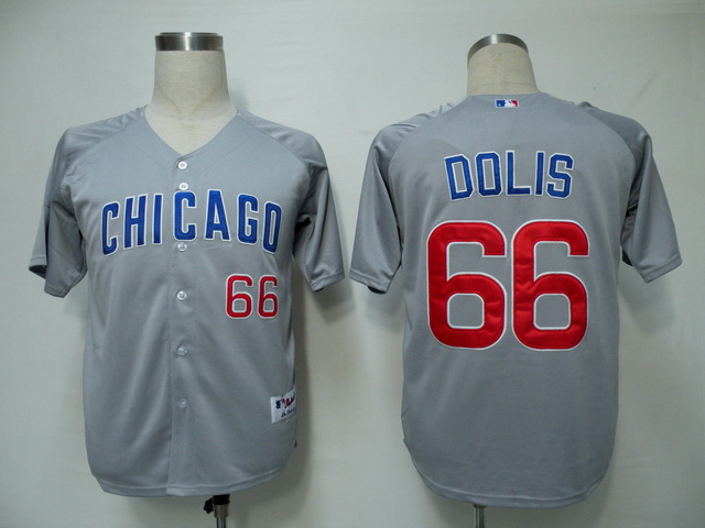 Chicago Cubs 66 Dolis Grey men baseball mlb jerseys