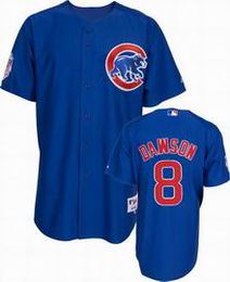 Chicago Cubs 8 Andre Dawson blue men baseball mlb Jersey