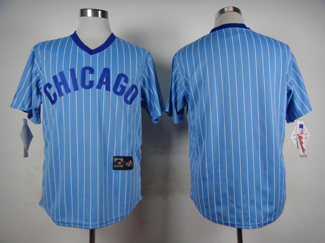 Chicago Cubs blank Bluemen men baseball mlb Jerseys