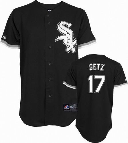 Chicago White 17 Sox GETZ black men baseball mlb  Jersey