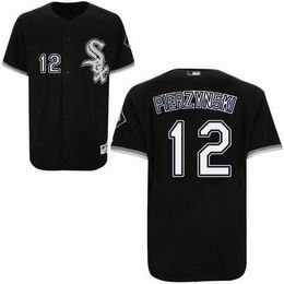 Chicago White Sox 12 A.J.Pierzynski black men baseball mlb jersey