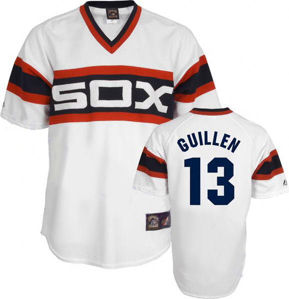 Chicago White Sox 13 GUILLEN white men baseball mlb jersey