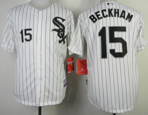 Chicago White Sox 15 Gordon Beckham white men baseball mlb jerseys