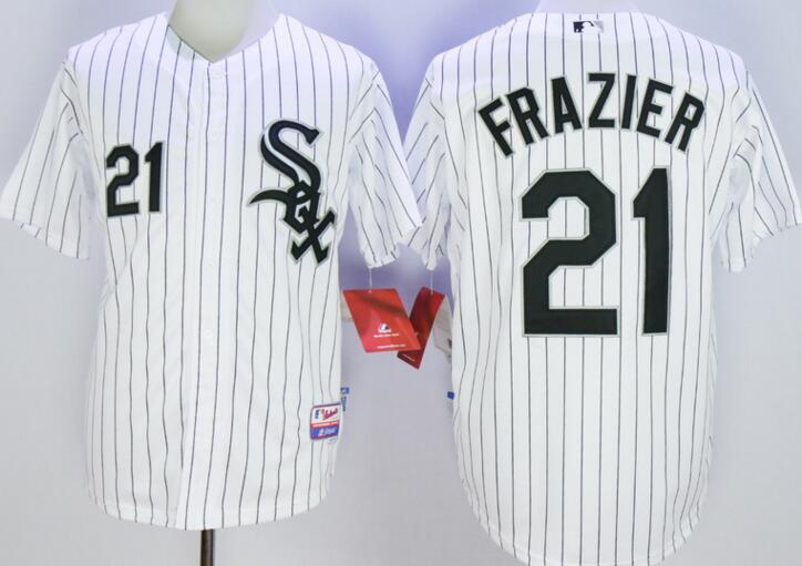 Chicago White Sox 21 Todd Frazier white  men baseball mlb Jersey