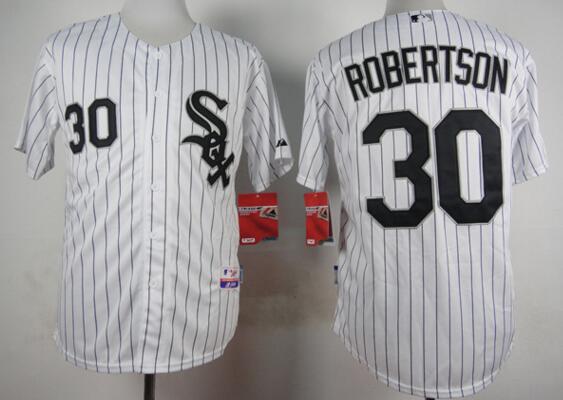 Chicago White Sox 30 David Robertson white men baseball mlb jersey