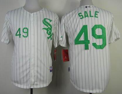 Chicago White Sox 49 Chris Sale white men baseball mlb Jersey