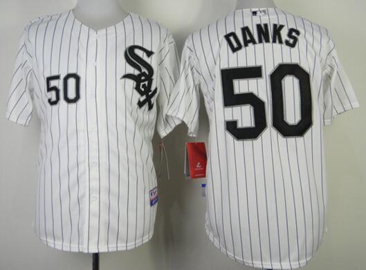 Chicago White Sox 50 John Danks white men baseball mlb Jersey