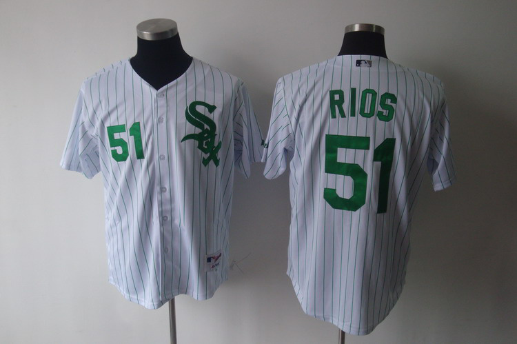 Chicago White Sox 51 RIOS  white men baseball mlb jersey